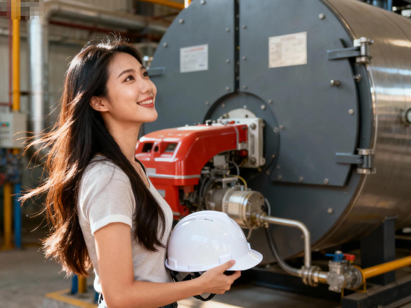 燃氣鍋爐生產現場